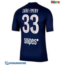 Fotballdrakt Herre Paris Saint-Germain Warren Zaire-Emery #33 Hjemmedrakt 2025-26 Kortermet